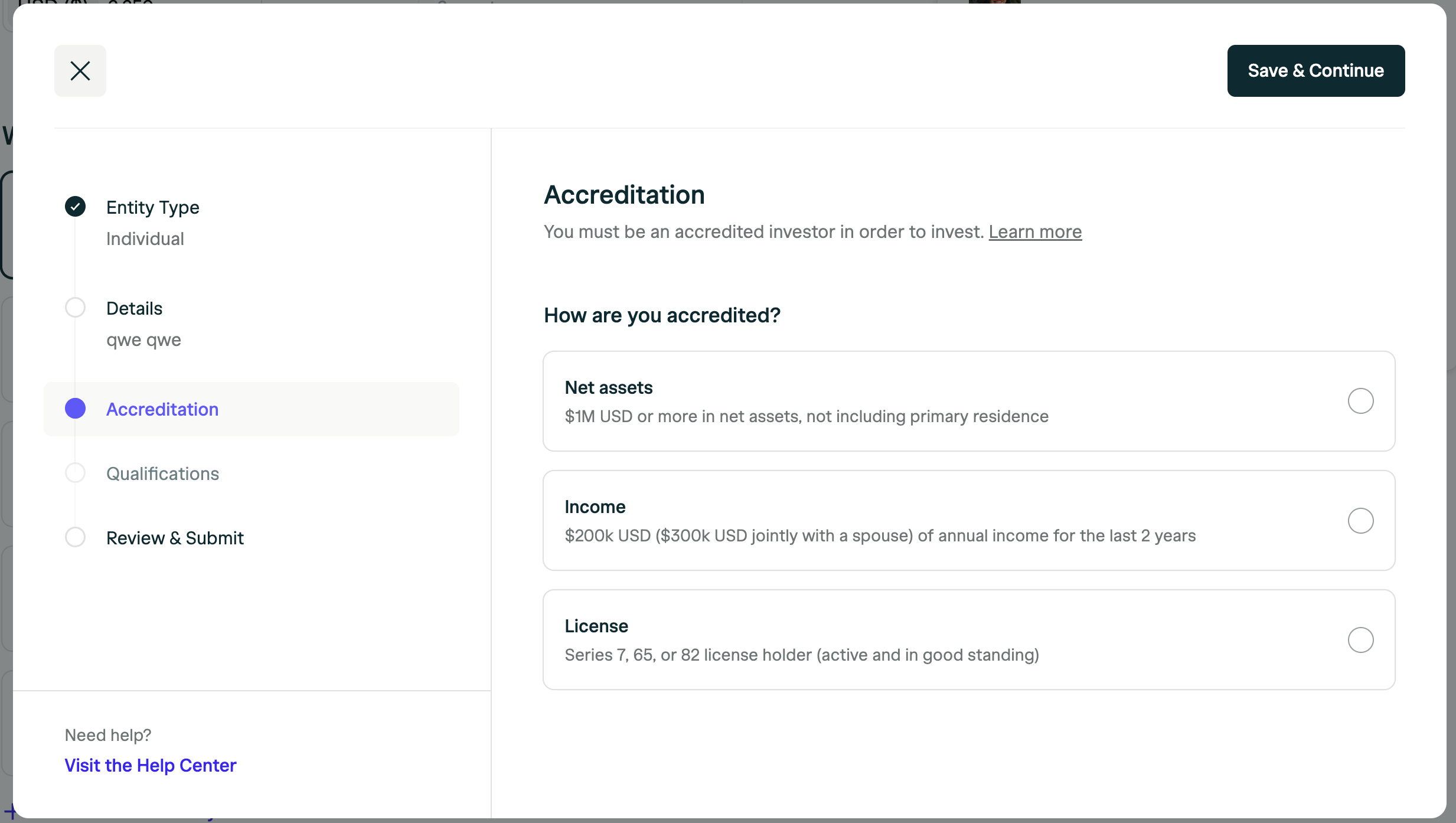 Accreditation Overview – Angellist